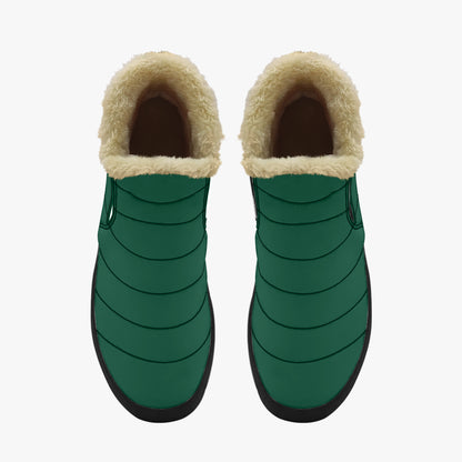 British Racing Green Faux Fur Slipper Slipper JLR Design