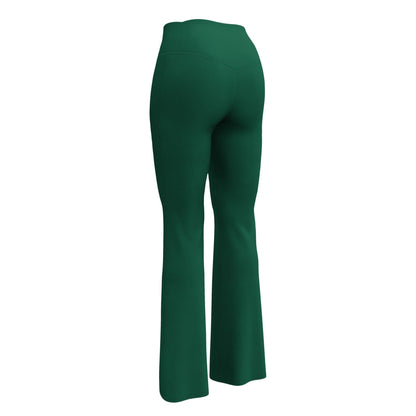 British Racing Green High Waist Flare Leggings Flare Leggings 59.99 British, Flare, Green, High, Leggings, Racing, Waist JLR Design