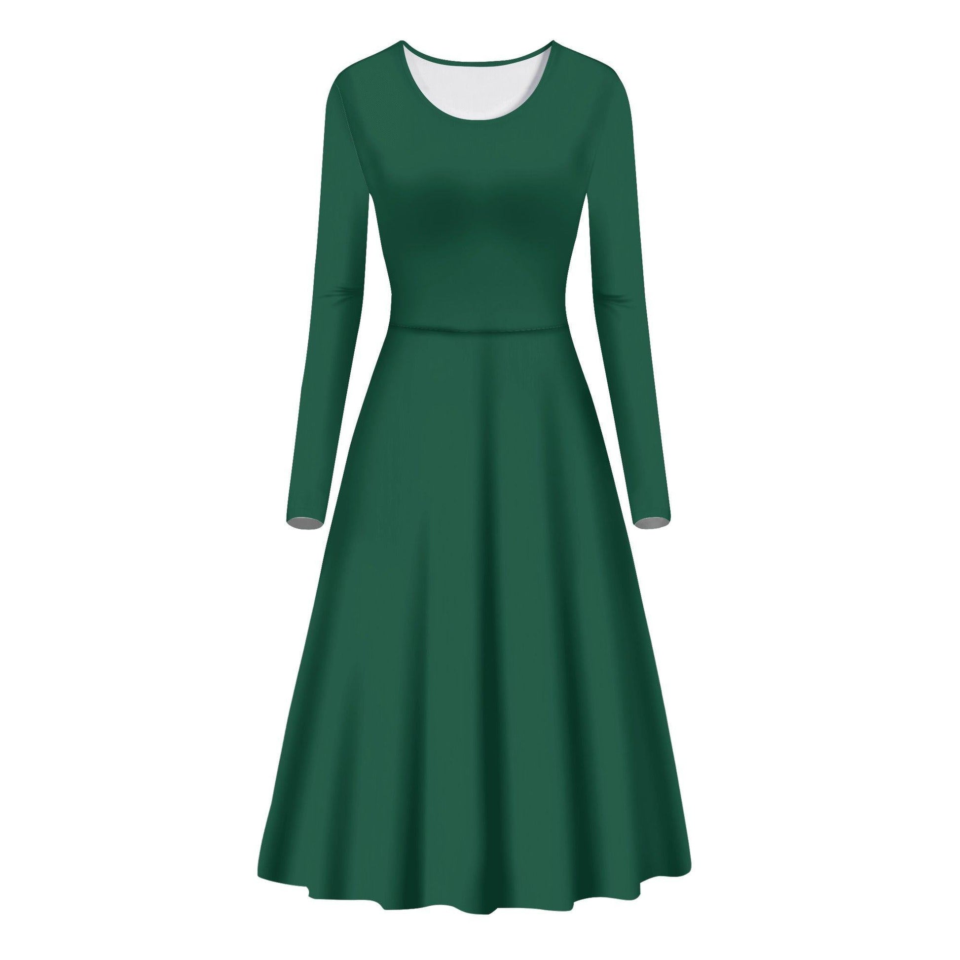 British Racing Green Long Sleeve Dress Long Sleeve Dress 59.99 British, Dress, Green, Long, Racing, Sleeve JLR Design