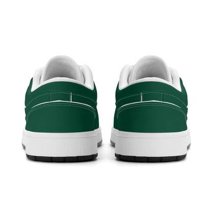 British Racing Green Low Top Leder Sneaker für Damen Sneaker JLR Design