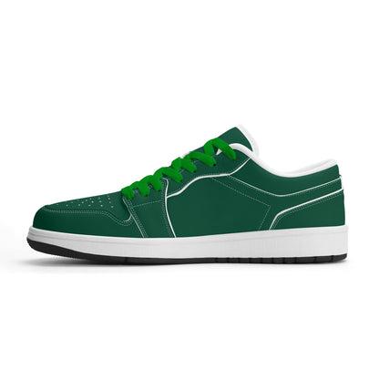 British Racing Green Low Top Leder Sneaker für Damen Sneaker JLR Design