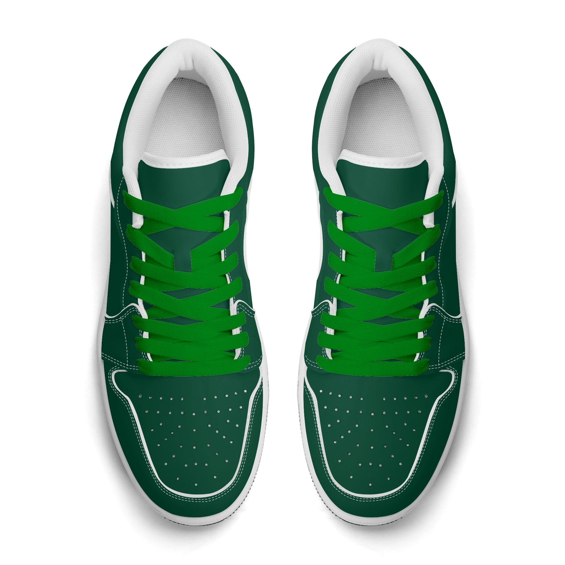 British Racing Green Low Top Leder Sneaker für Damen Sneaker JLR Design