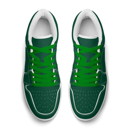 British Racing Green Low Top Leder Sneaker für Damen Sneaker JLR Design