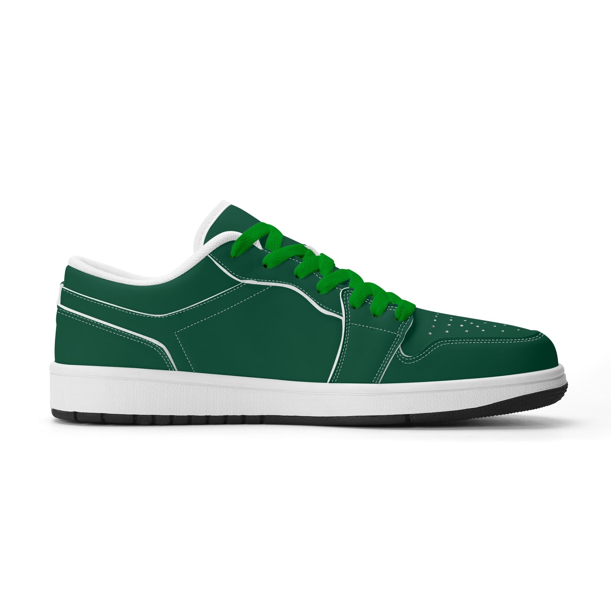 British Racing Green Low Top Leder Sneaker für Damen Sneaker JLR Design