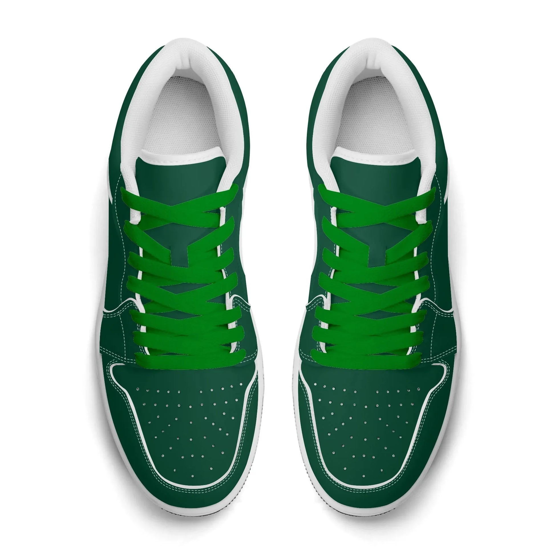 british-racing-green-low-top-leder-sneaker-fur-damen-sneaker-jlr-design-43954 - JLR Design