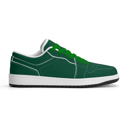 British Racing Green Low Top Leder Sneaker für Damen Sneaker JLR Design