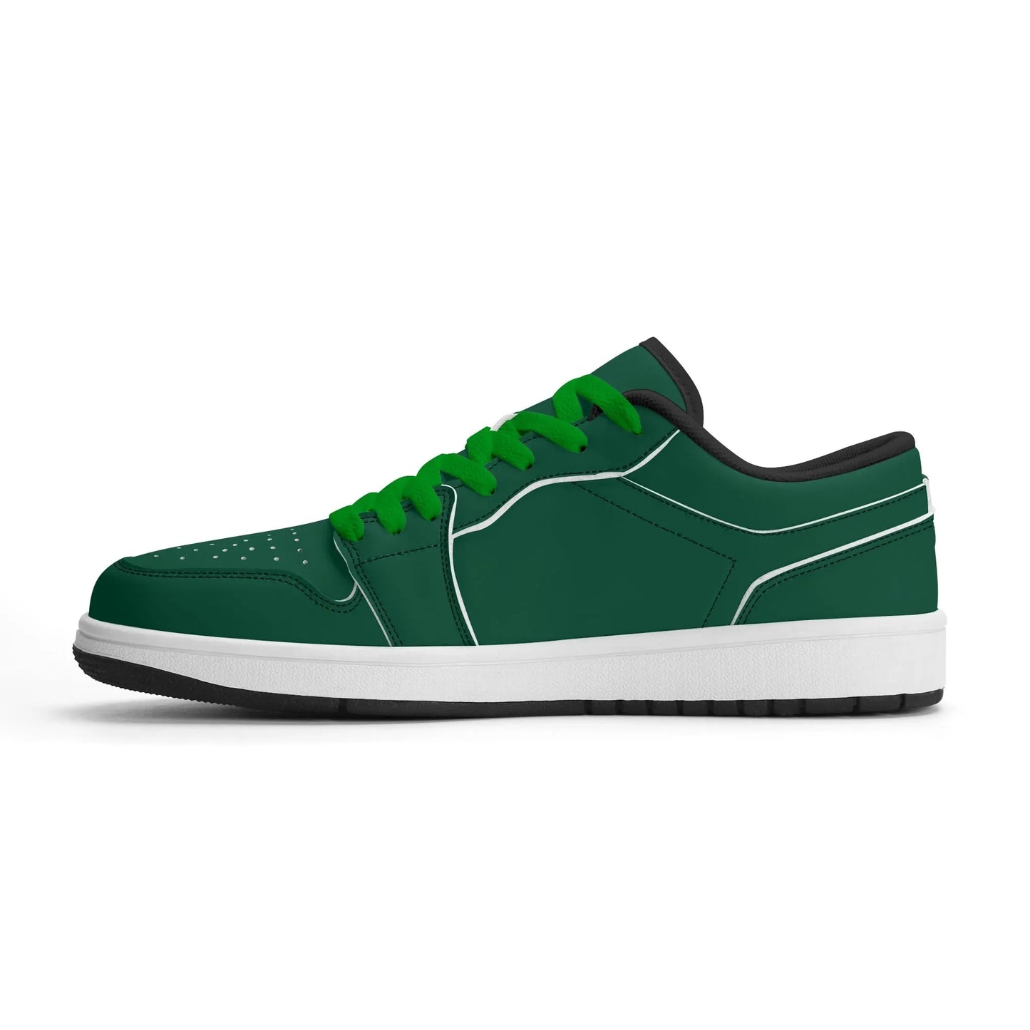 british-racing-green-low-top-leder-sneaker-fur-herren-sneaker-jlr-design-57670 - JLR Design