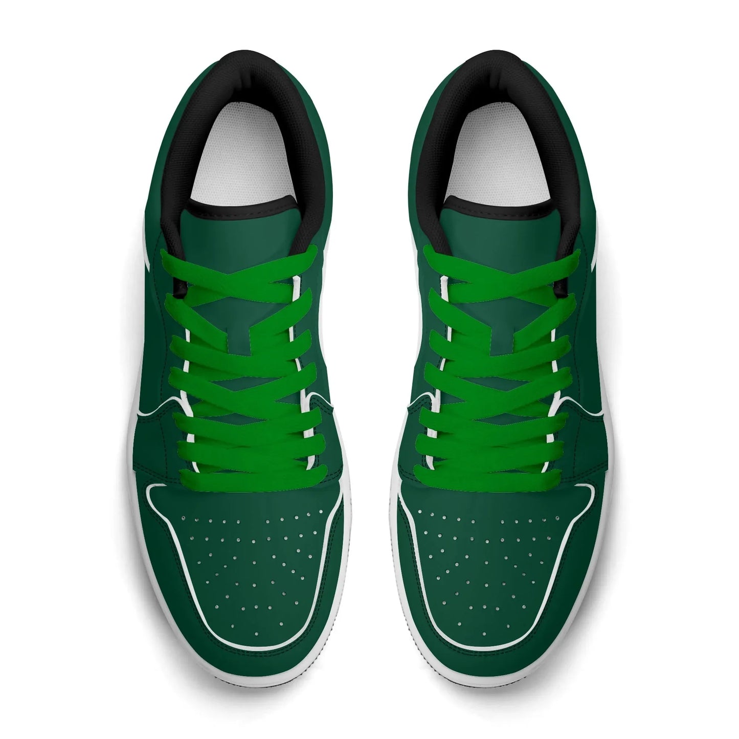 british-racing-green-low-top-leder-sneaker-fur-herren-sneaker-jlr-design-77957 - JLR Design