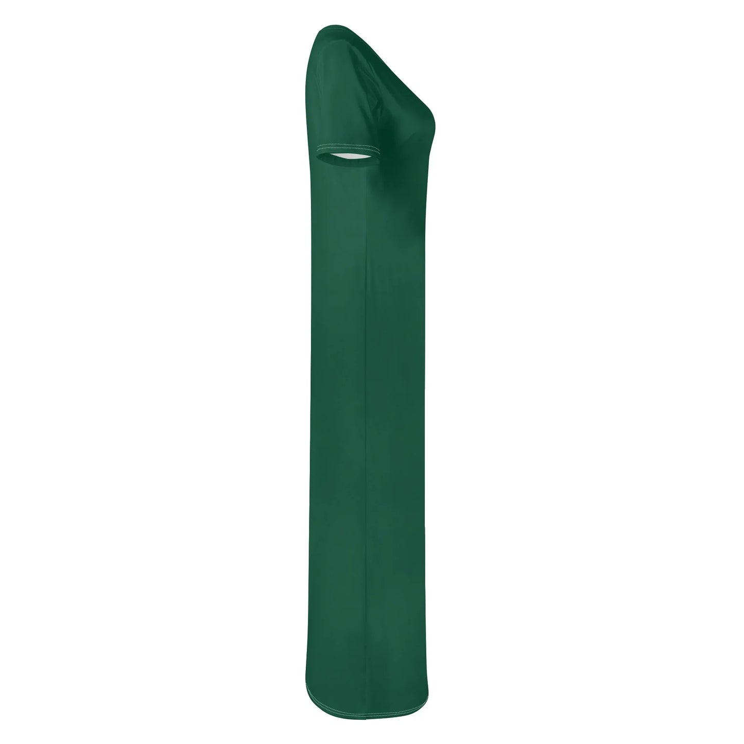 british-racing-green-short-sleeve-long-dress-long-dress-jlr-design-29299 - JLR Design