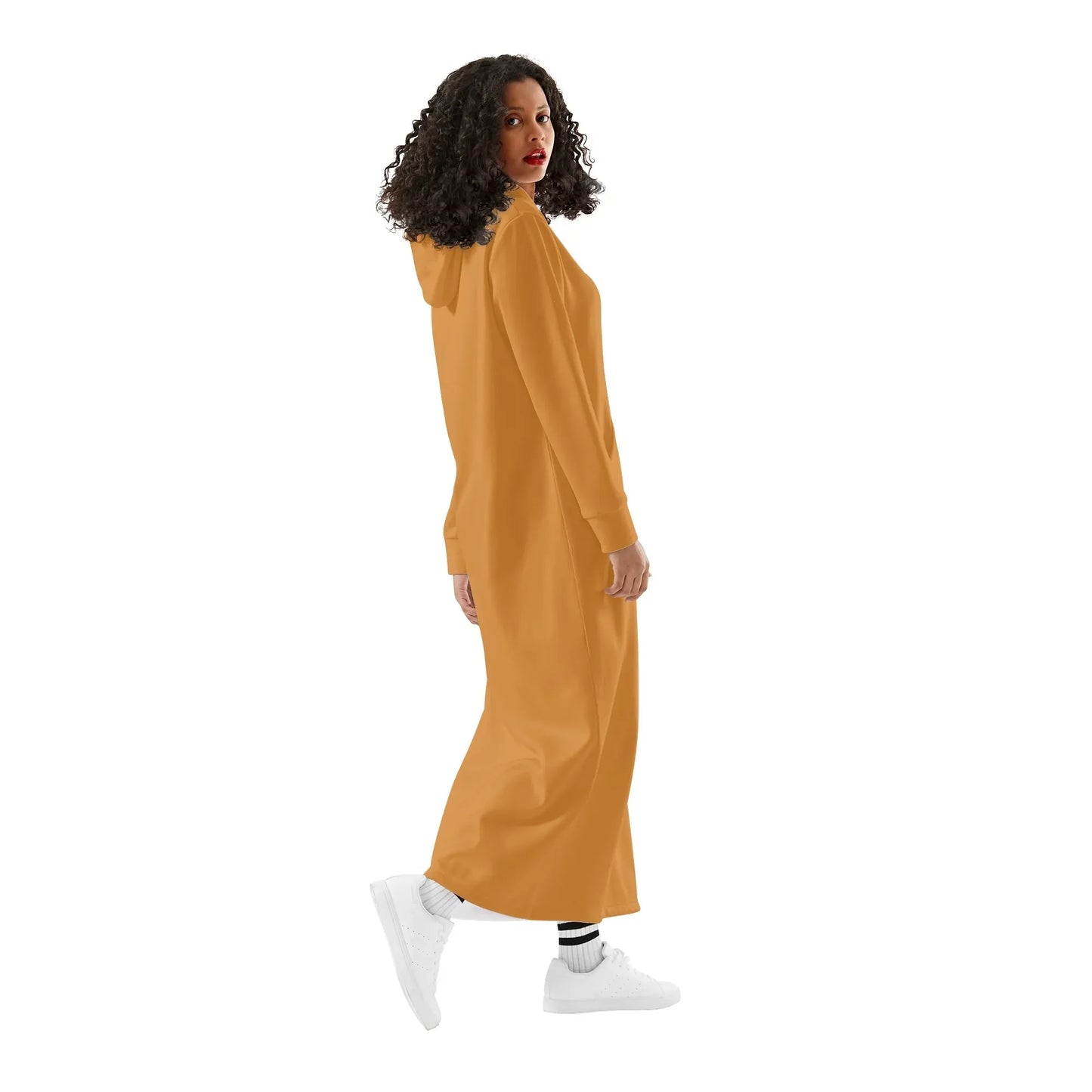 bronzenes-bequemes-leichtes-hoodie-kleid-hoodiekleid-jlr-design-53150 - JLR Design