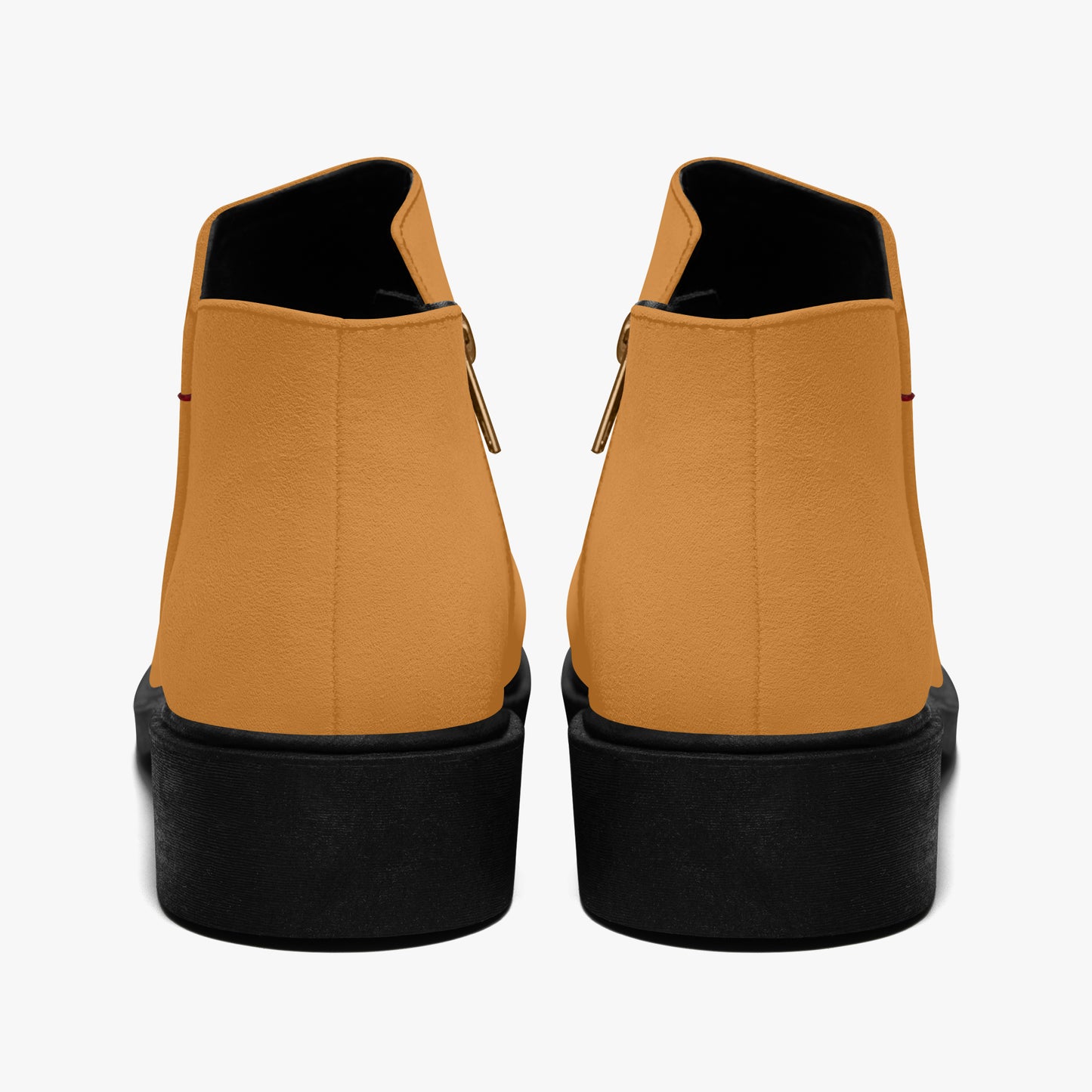 Bronze elegante Reißverschluss-Stiefeletten Stiefeletten JLR Design