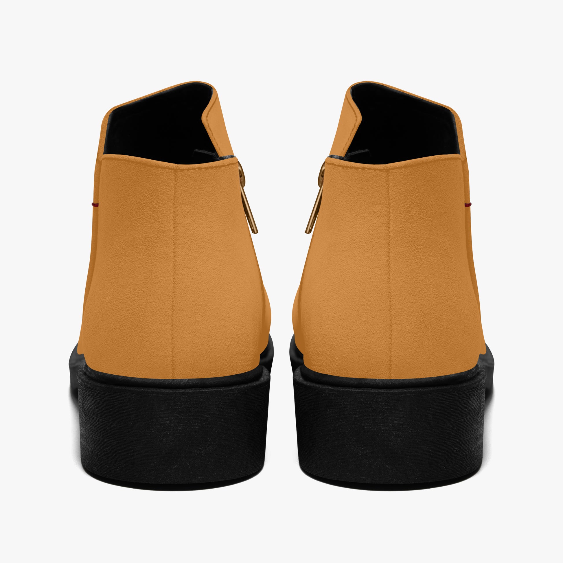 Bronze elegante Reißverschluss-Stiefeletten Stiefeletten JLR Design