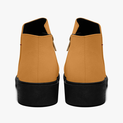 Bronze elegante Reißverschluss-Stiefeletten Stiefeletten JLR Design