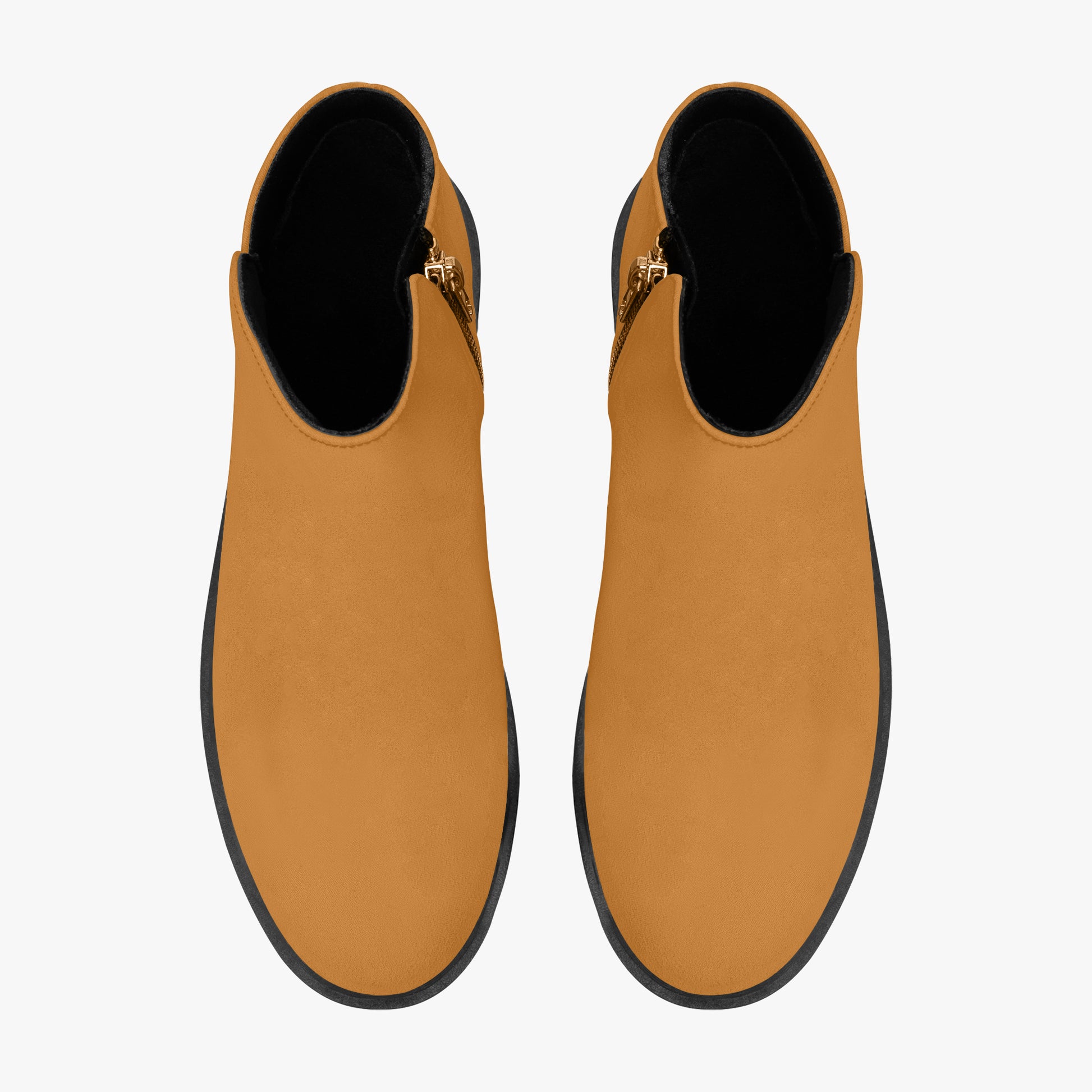 Bronze elegante Reißverschluss-Stiefeletten Stiefeletten JLR Design