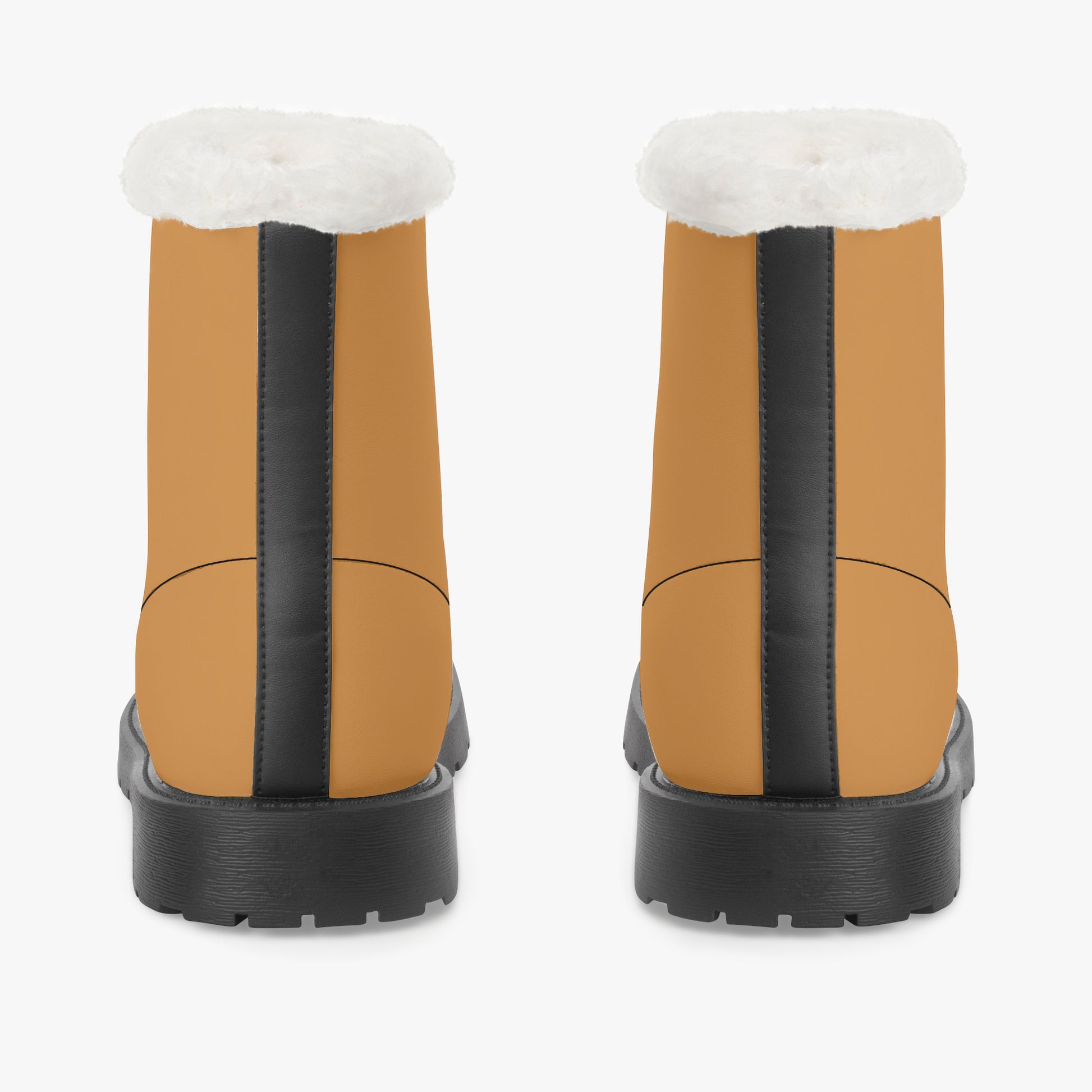 Bronze Faux Fur Leder Boots Boots JLR Design