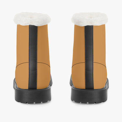 Bronze Faux Fur Leder Boots Boots JLR Design