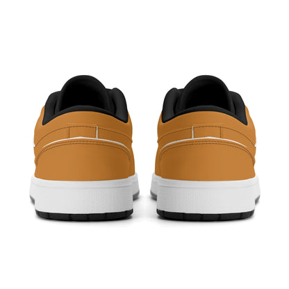 Bronze Low Top Leder Sneaker für Damen Sneaker JLR Design
