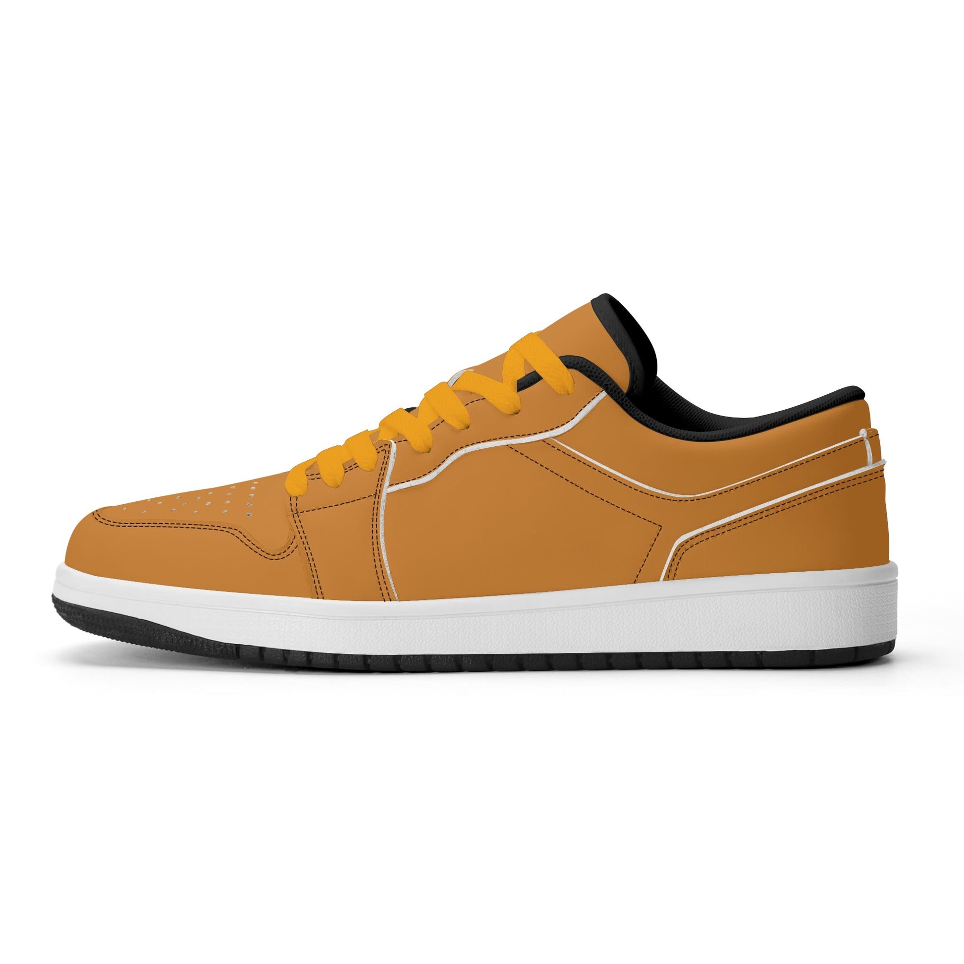 Bronze Low Top Leder Sneaker für Damen Sneaker JLR Design