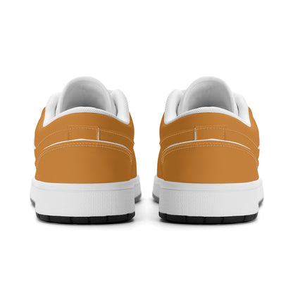 Bronze Low Top Leder Sneaker für Damen Sneaker JLR Design