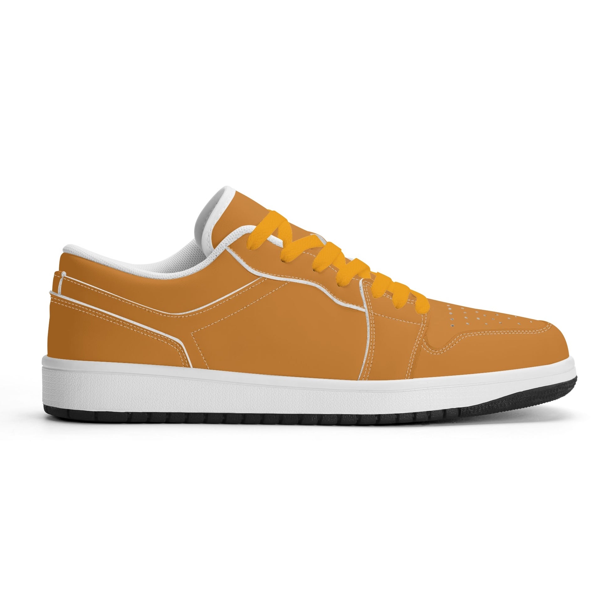 Bronze Low Top Leder Sneaker für Damen Sneaker JLR Design