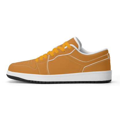 Bronze Low Top Leder Sneaker für Damen Sneaker JLR Design