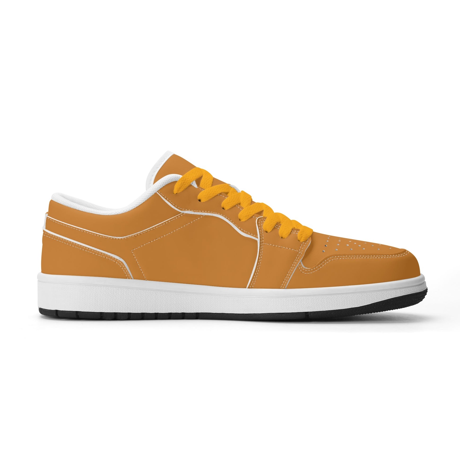 Bronze Low Top Leder Sneaker für Damen Sneaker JLR Design