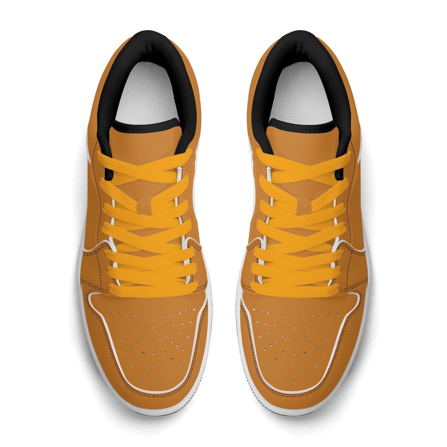 Bronze Low Top Leder Sneaker für Damen Sneaker JLR Design