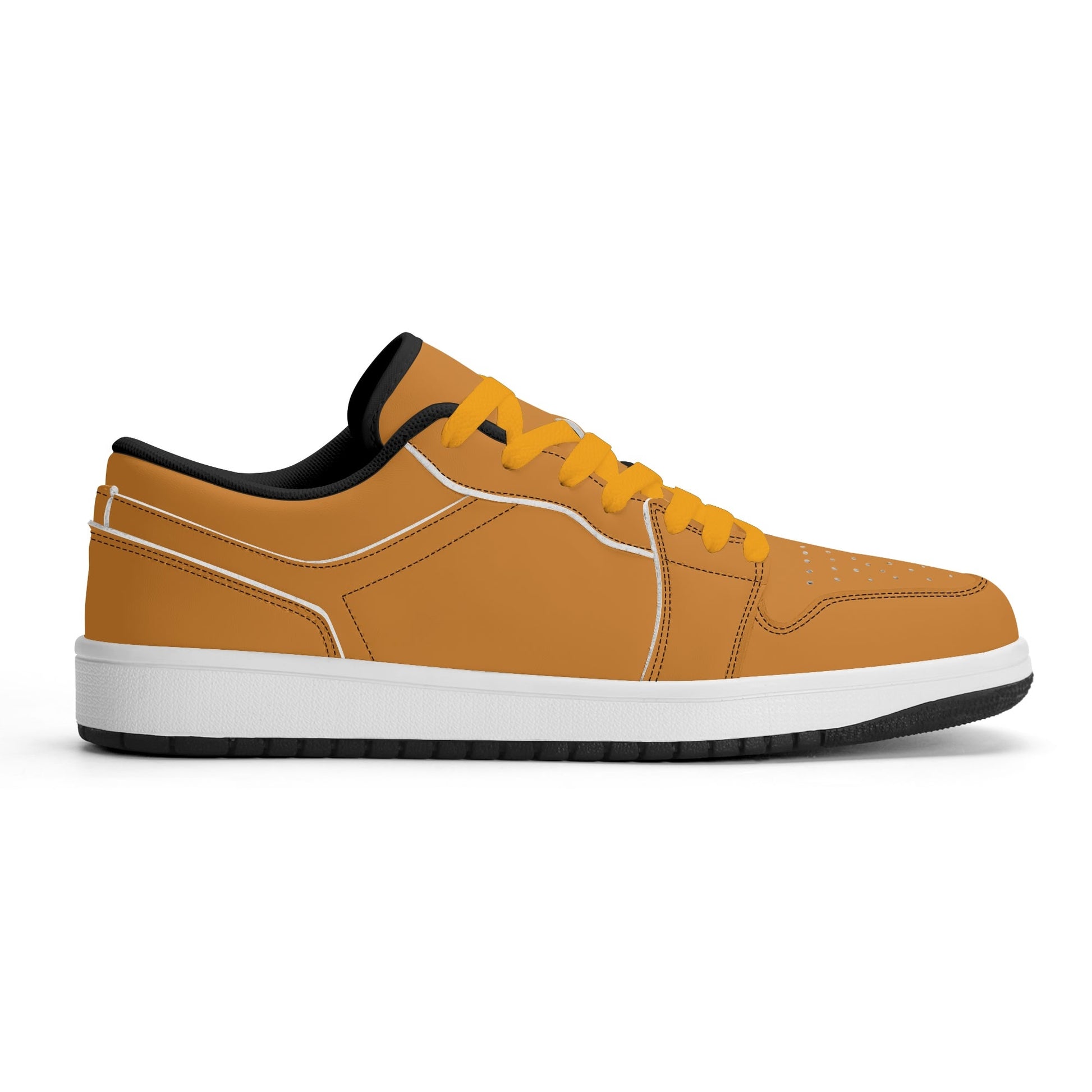 Bronze Low Top Leder Sneaker für Damen Sneaker JLR Design