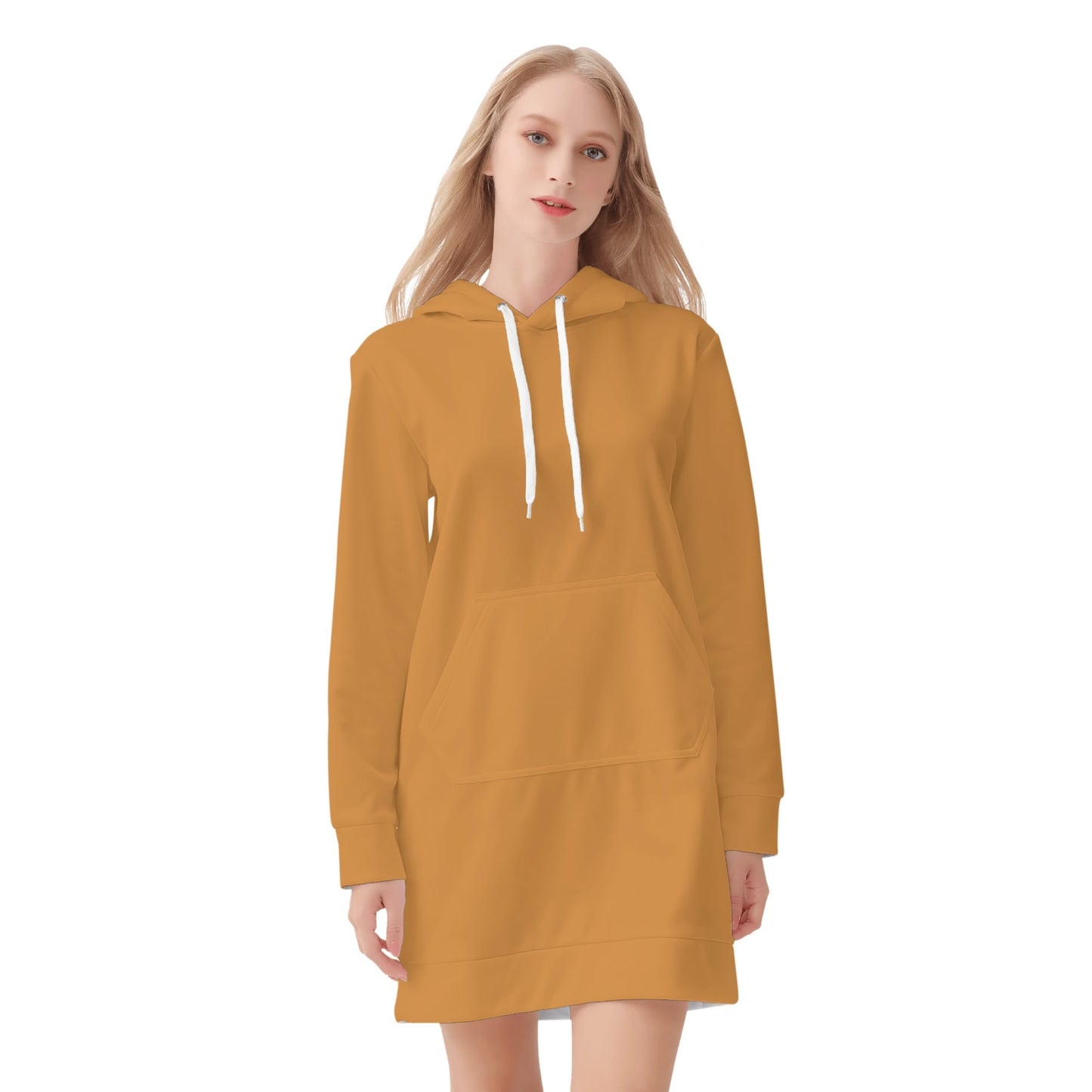 Bronzener Velvet Hoodie Dress Hoodiekleid JLR Design