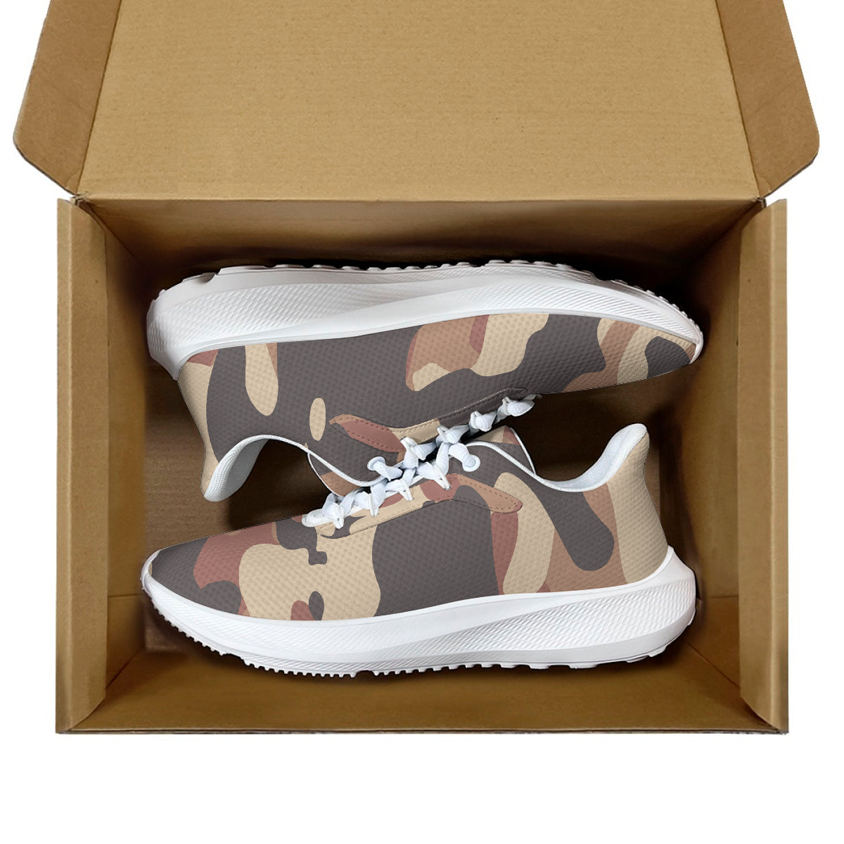 Brown Camouflage AeroWave Performance Laufschuhe Sneakers JLR Design