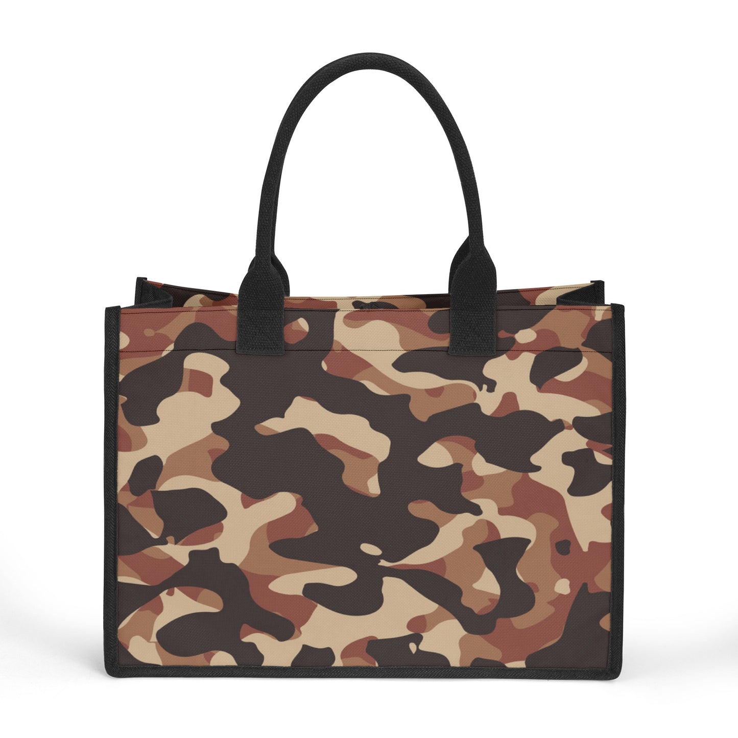 Brown Camouflage Canvas Shopper Tasche Einkaufstasche JLR Design