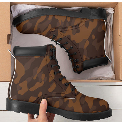 Brown Camouflage Ganzjahres Stiefel für Herren Lederstiefel 82.99 Braun, Camouflage, Ganzjahres, Herren, Lederstiefel JLR Design