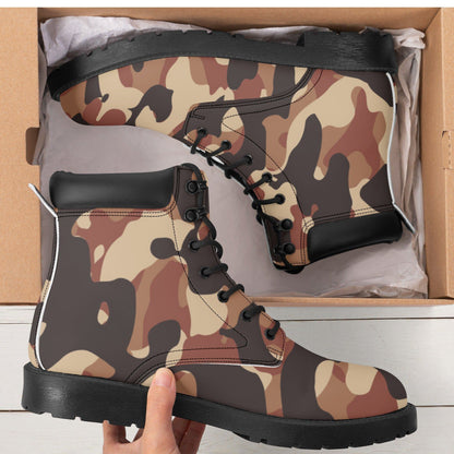 Brown Camouflage Ganzjahres Stiefel für Herren Lederstiefel 82.99 Brown, Camouflage, Ganzjahres, Herren, Lederstiefel JLR Design