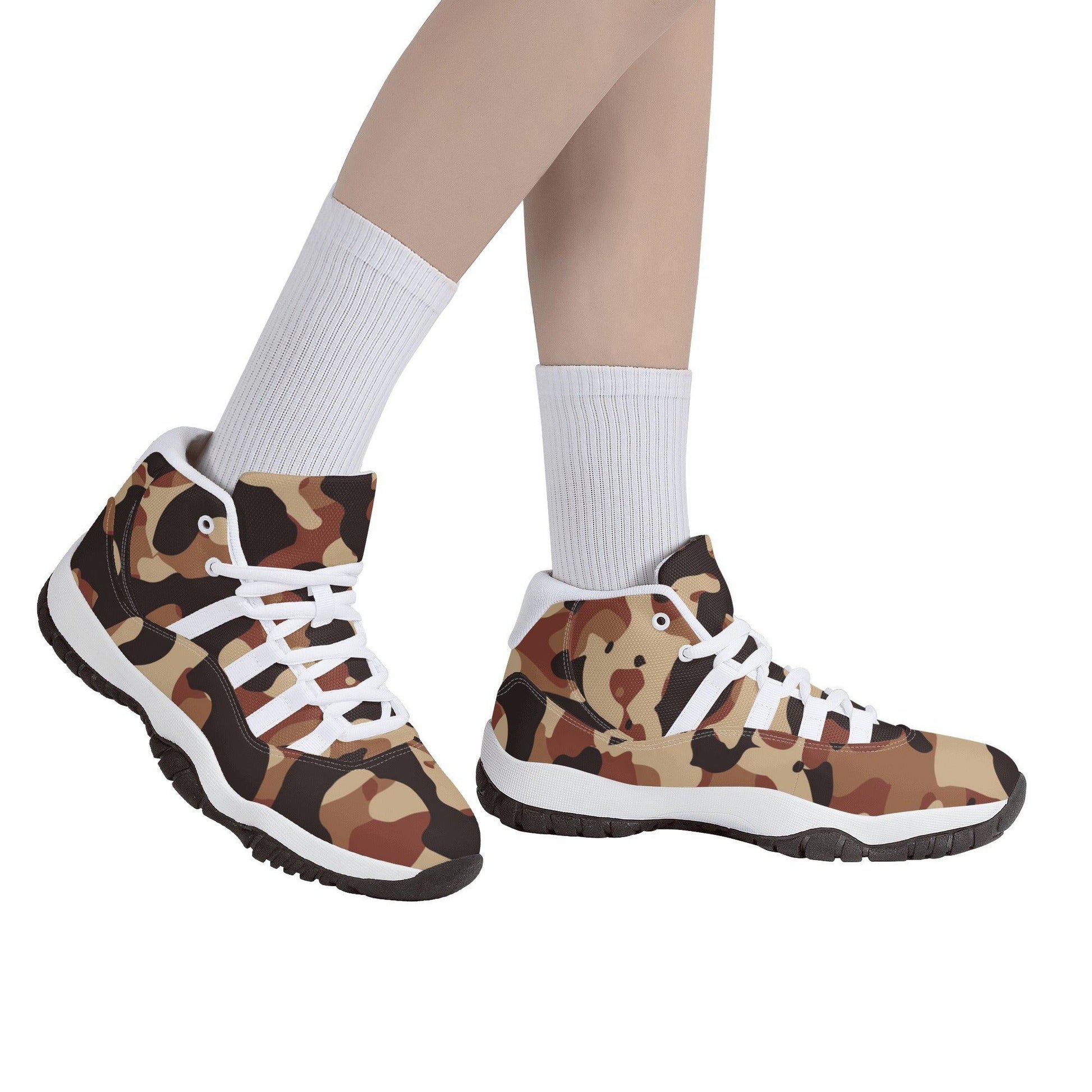 Brown Camouflage High Top Damen Sneaker Sneaker 108.99 Brown, camouflage, Damen, high, Sneaker, Top JLR Design