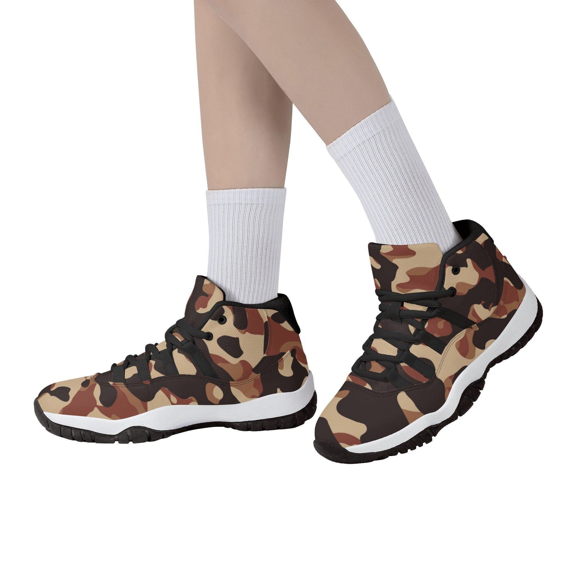 Brown Camouflage High Top Damen Sneaker Sneaker 108.99 Brown, camouflage, Damen, high, Sneaker, Top JLR Design