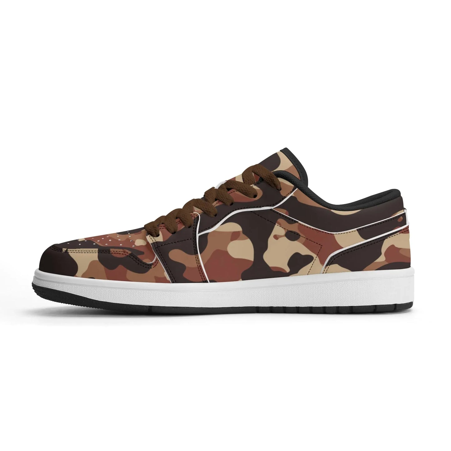 brown-camouflage-low-top-leder-sneaker-fur-damen-sneaker-jlr-design-90225 - JLR Design