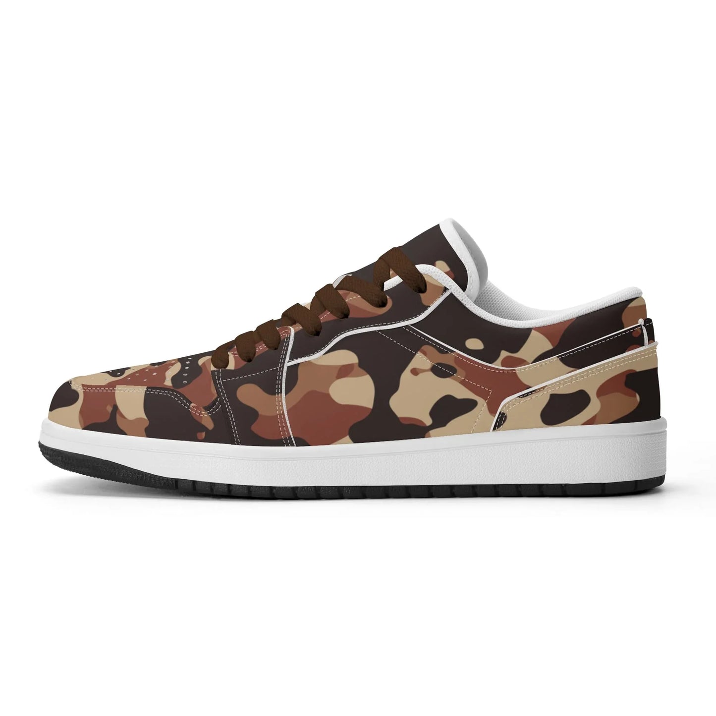 brown-camouflage-low-top-leder-sneaker-fur-damen-sneaker-jlr-design-66592 - JLR Design