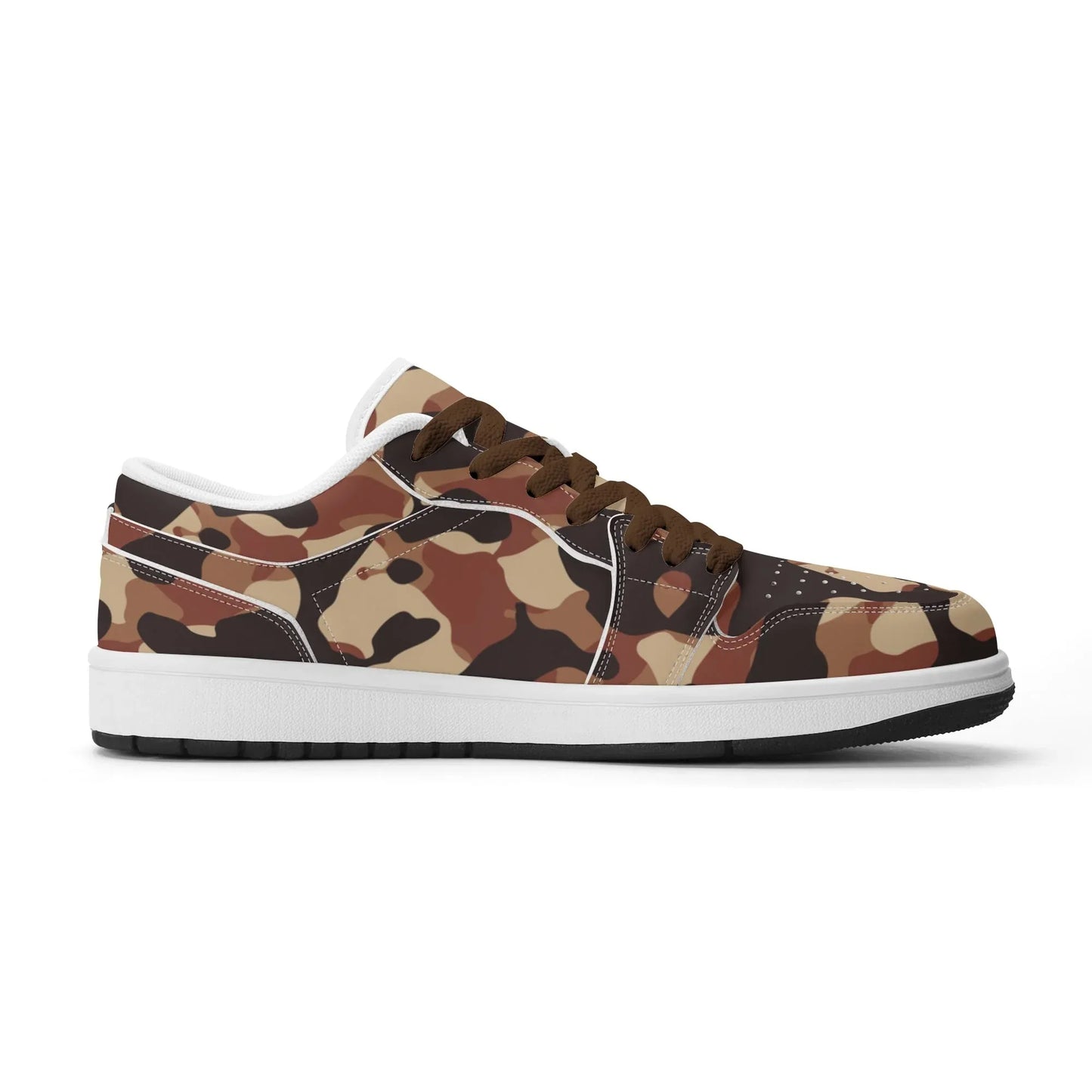 brown-camouflage-low-top-leder-sneaker-fur-damen-sneaker-jlr-design-10028 - JLR Design