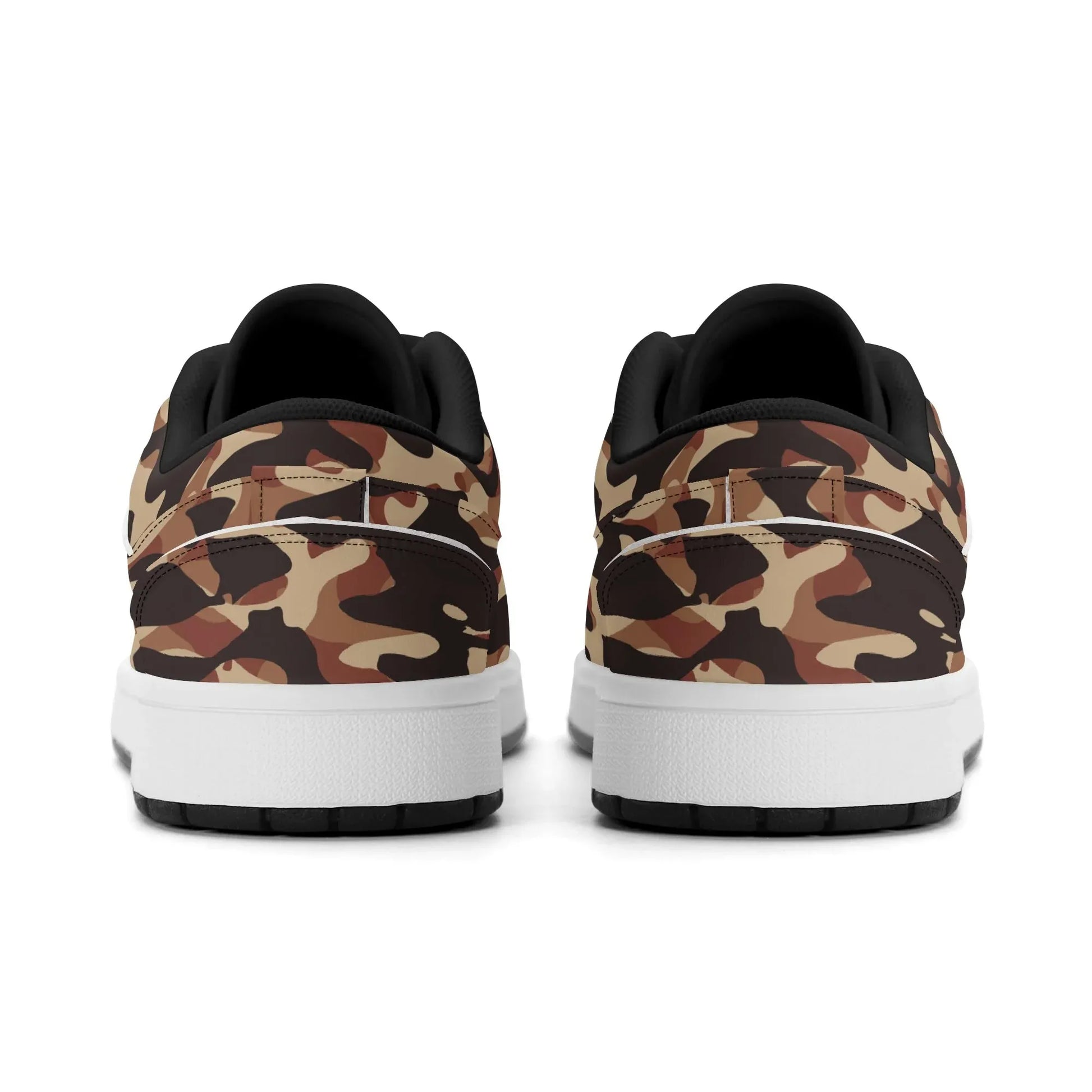 brown-camouflage-low-top-leder-sneaker-fur-herren-sneaker-jlr-design-95221 - JLR Design