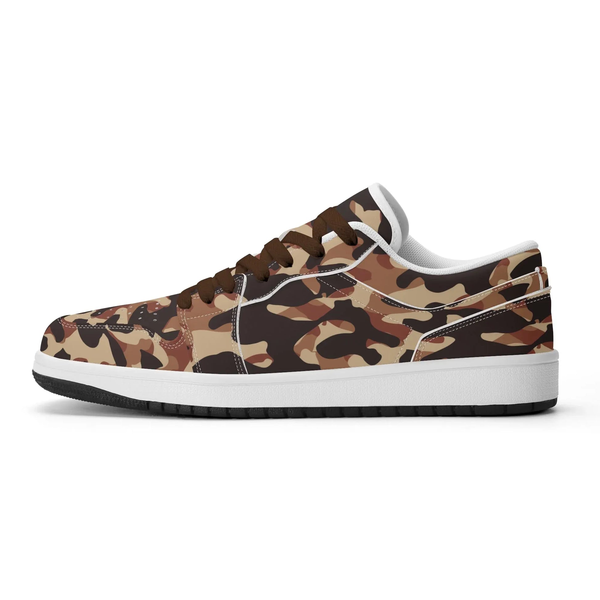 brown-camouflage-low-top-leder-sneaker-fur-herren-sneaker-jlr-design-79807 - JLR Design