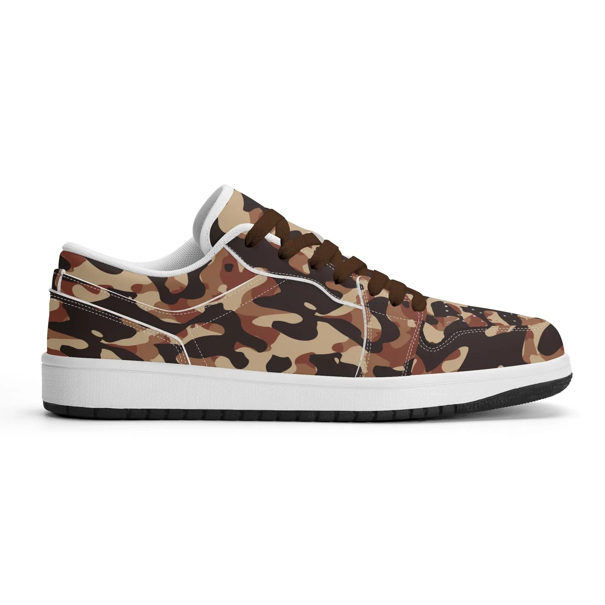 brown-camouflage-low-top-leder-sneaker-fur-herren-sneaker-jlr-design-10398 - JLR Design