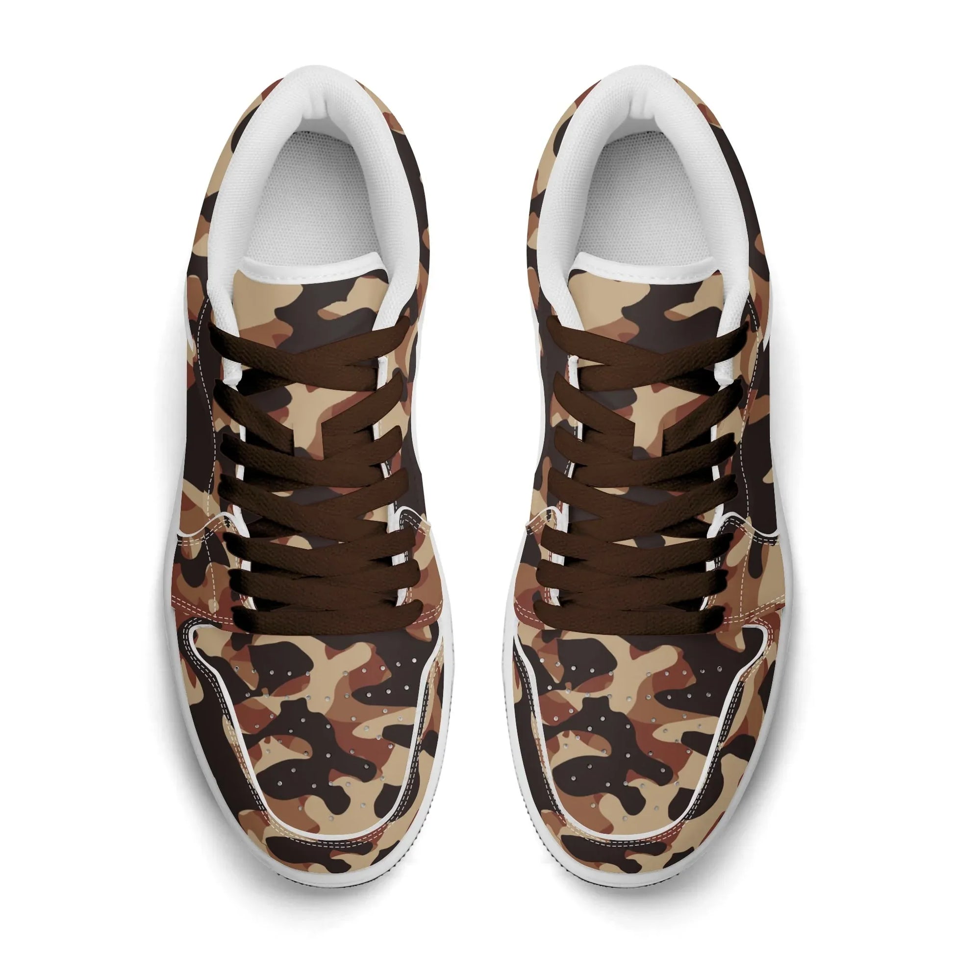 brown-camouflage-low-top-leder-sneaker-fur-herren-sneaker-jlr-design-49679 - JLR Design