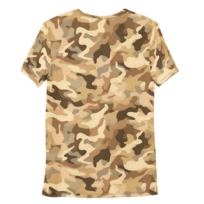 Brown Camouflage v2 Sport-T-Shirt für Herren Sport T-Shirt JLR Design