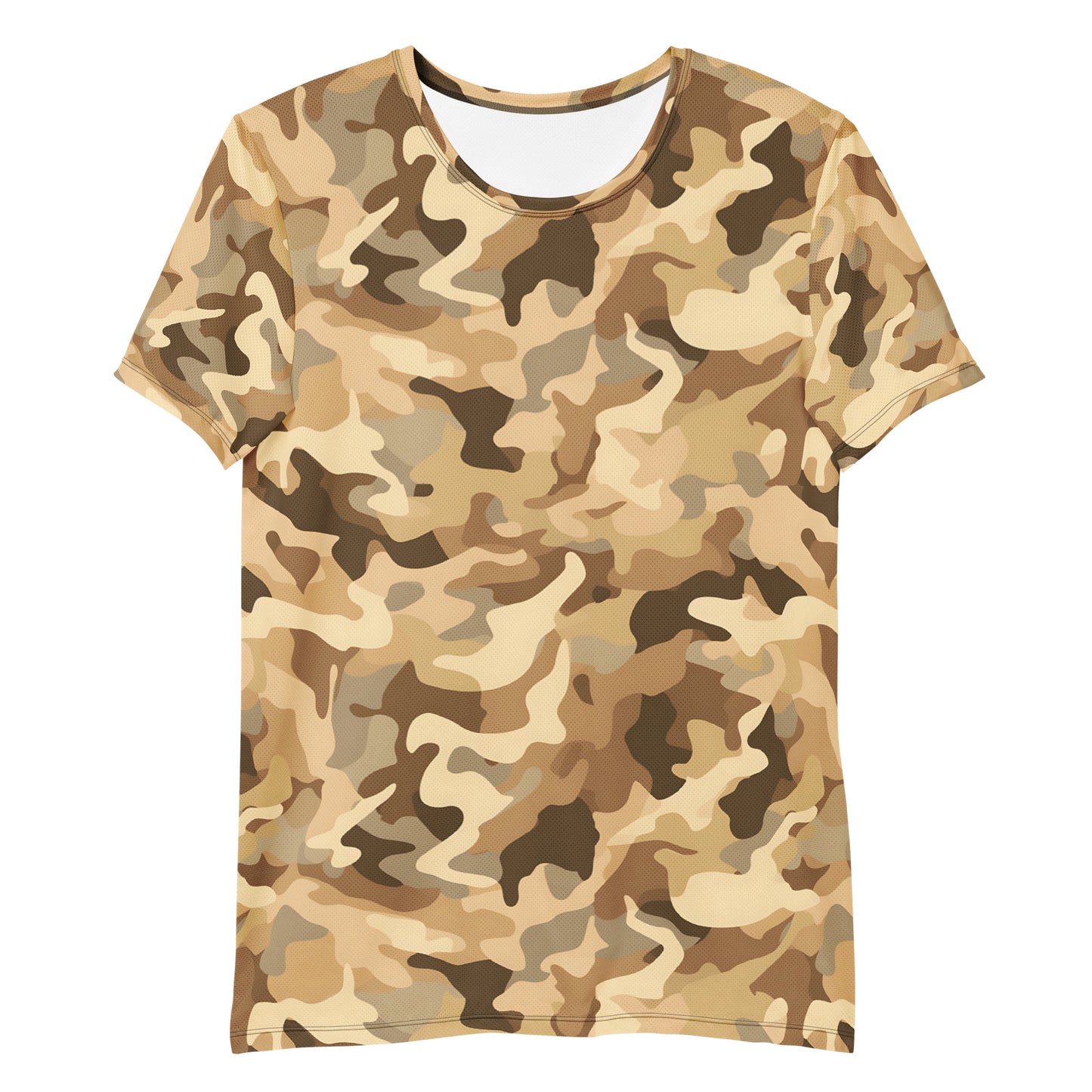 Brown Camouflage v2 Sport-T-Shirt für Herren Sport T-Shirt JLR Design