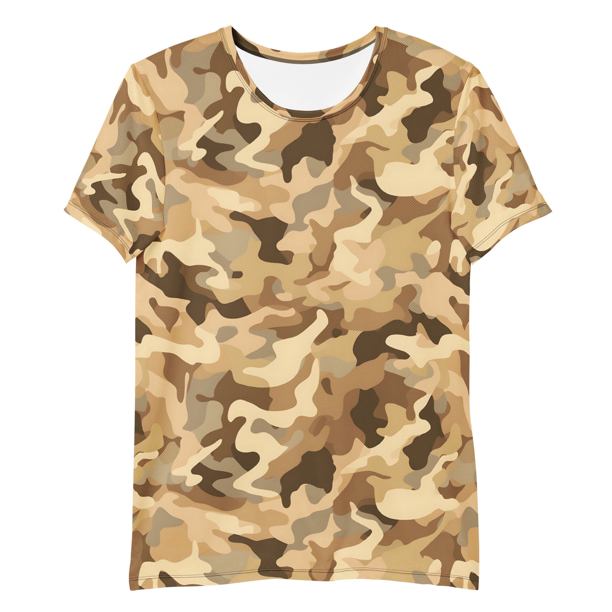 Brown Camouflage v2 Sport-T-Shirt für Herren Sport T-Shirt JLR Design