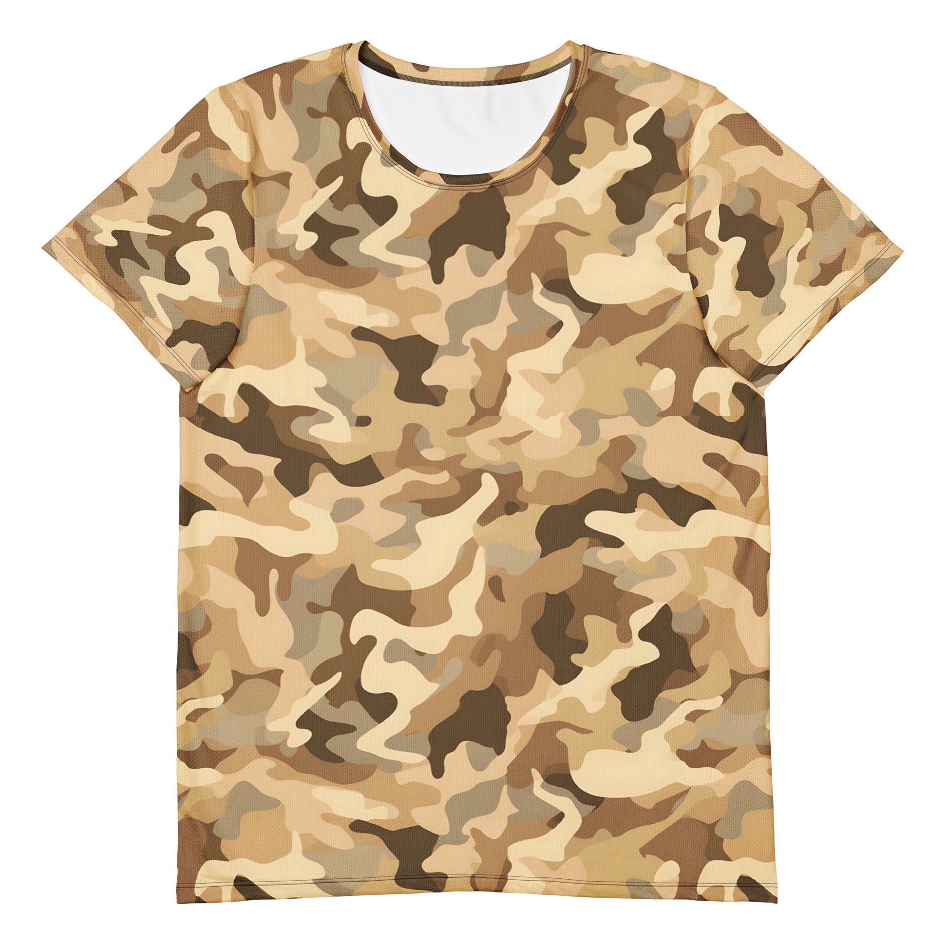 Brown Camouflage v2 Sport-T-Shirt für Herren Sport T-Shirt JLR Design