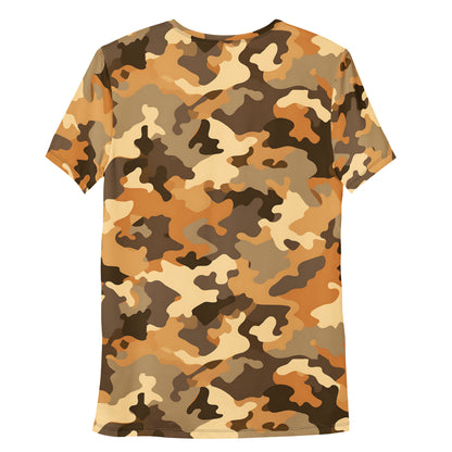 Brown Camouflage v3 Sport-T-Shirt für Herren Sport T-Shirt JLR Design