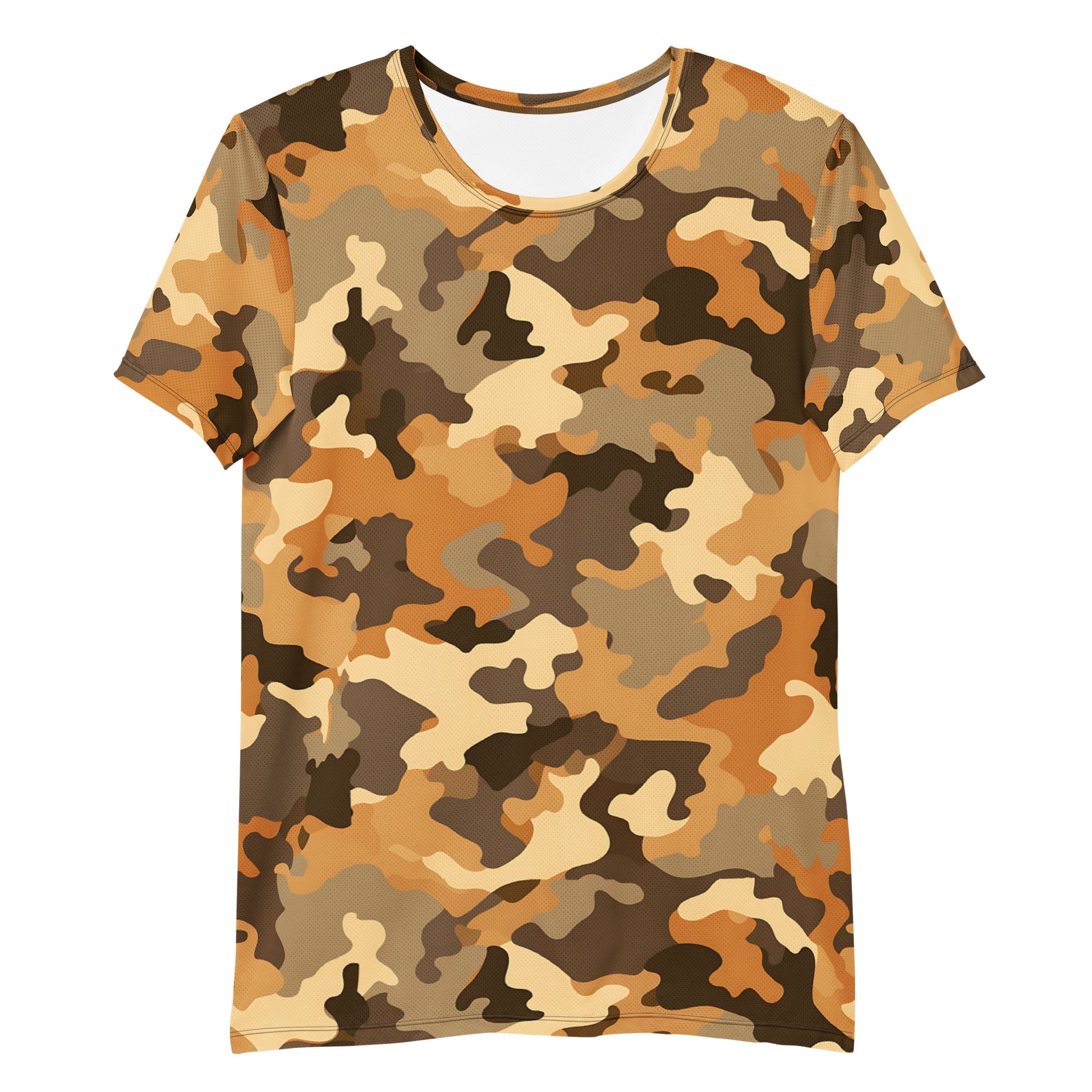 Brown Camouflage v3 Sport-T-Shirt für Herren Sport T-Shirt JLR Design