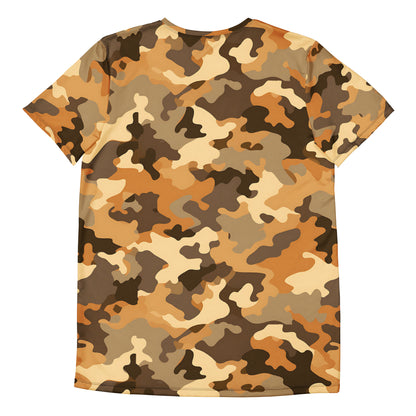 Brown Camouflage v3 Sport-T-Shirt für Herren Sport T-Shirt JLR Design