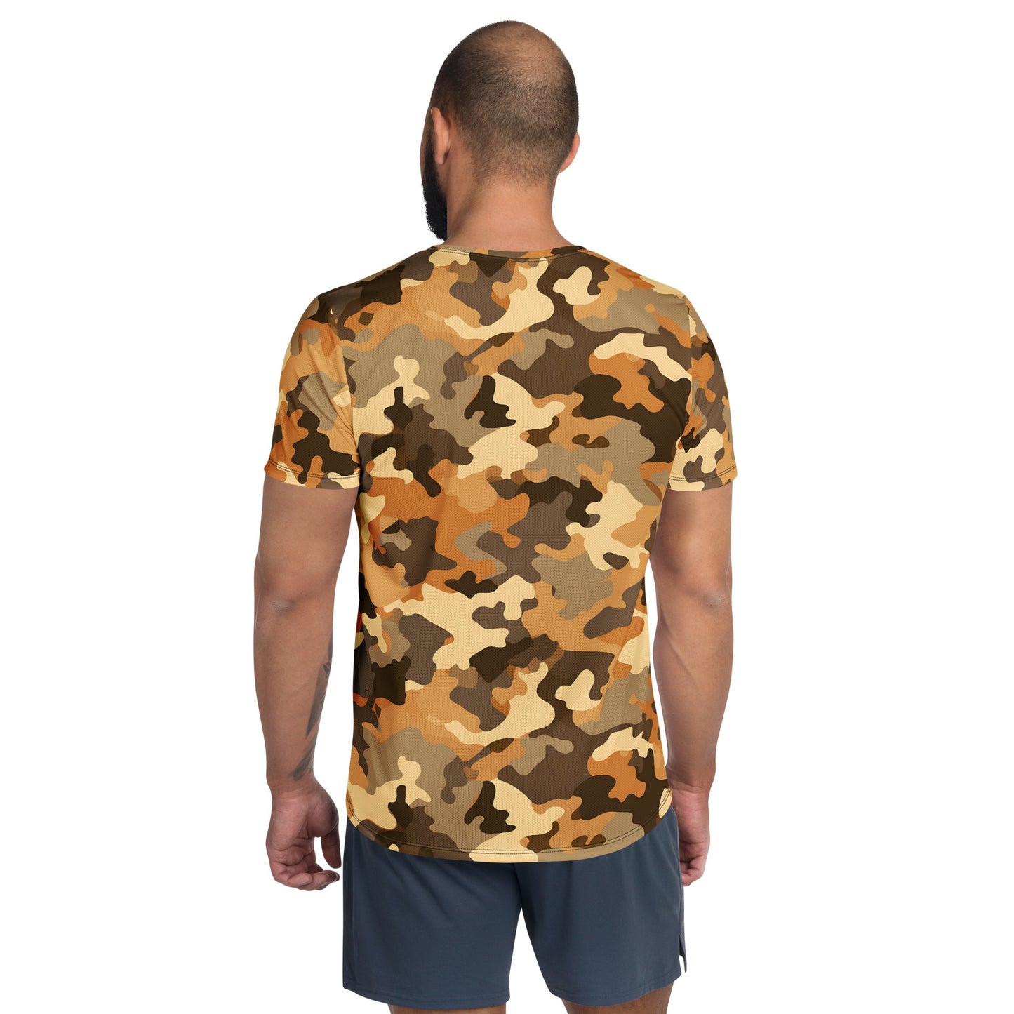 Brown Camouflage v3 Sport-T-Shirt für Herren Sport T-Shirt JLR Design